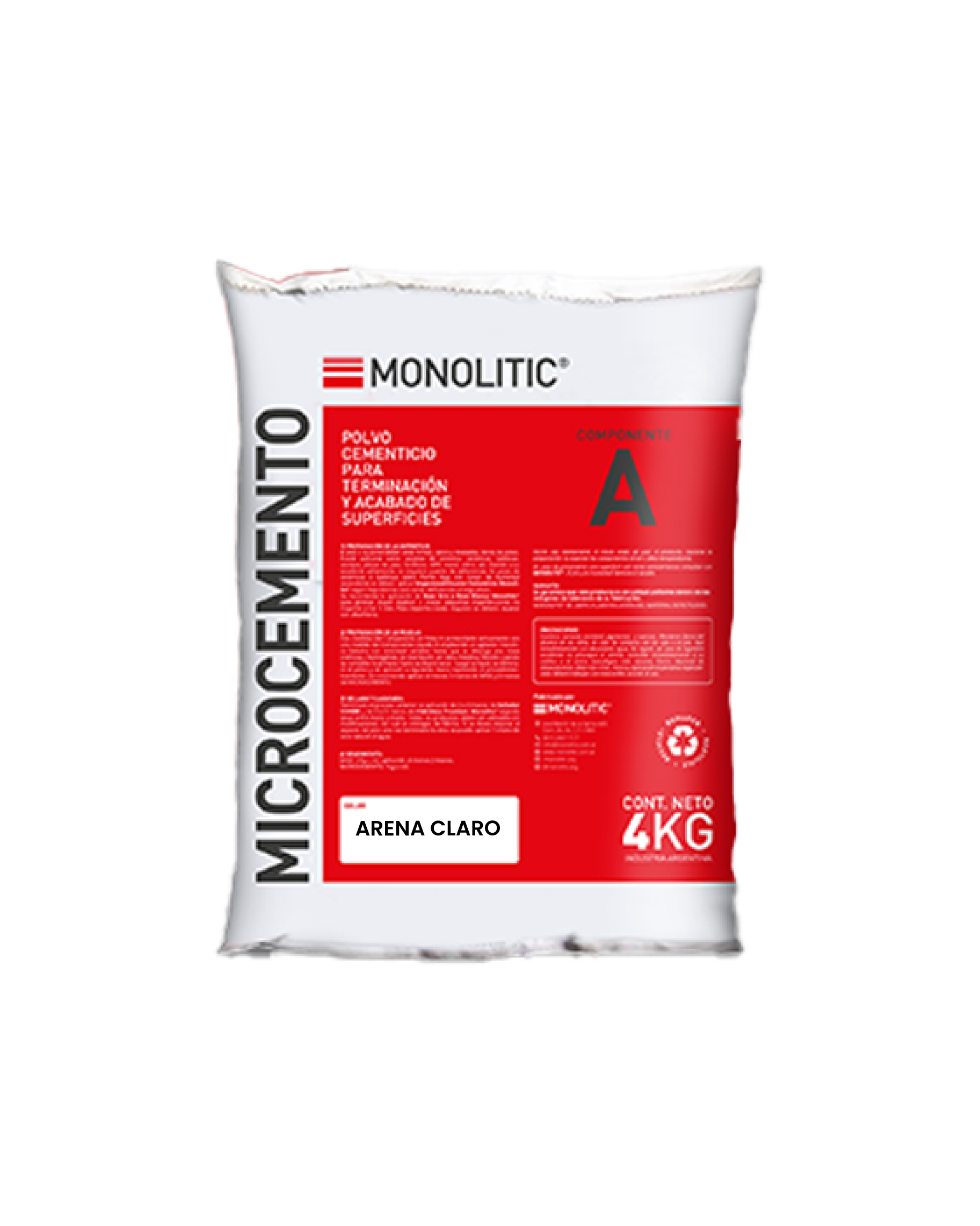 MICROCEMENTO ARENA CLARO 4 KG