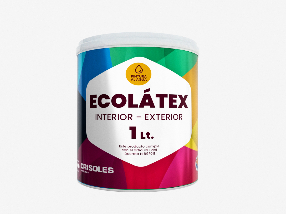 ECOLATEX VIBRANTE DURAZNO 1 L