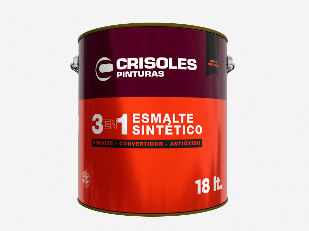 ESMALTE GRIS CENIZA 18 L