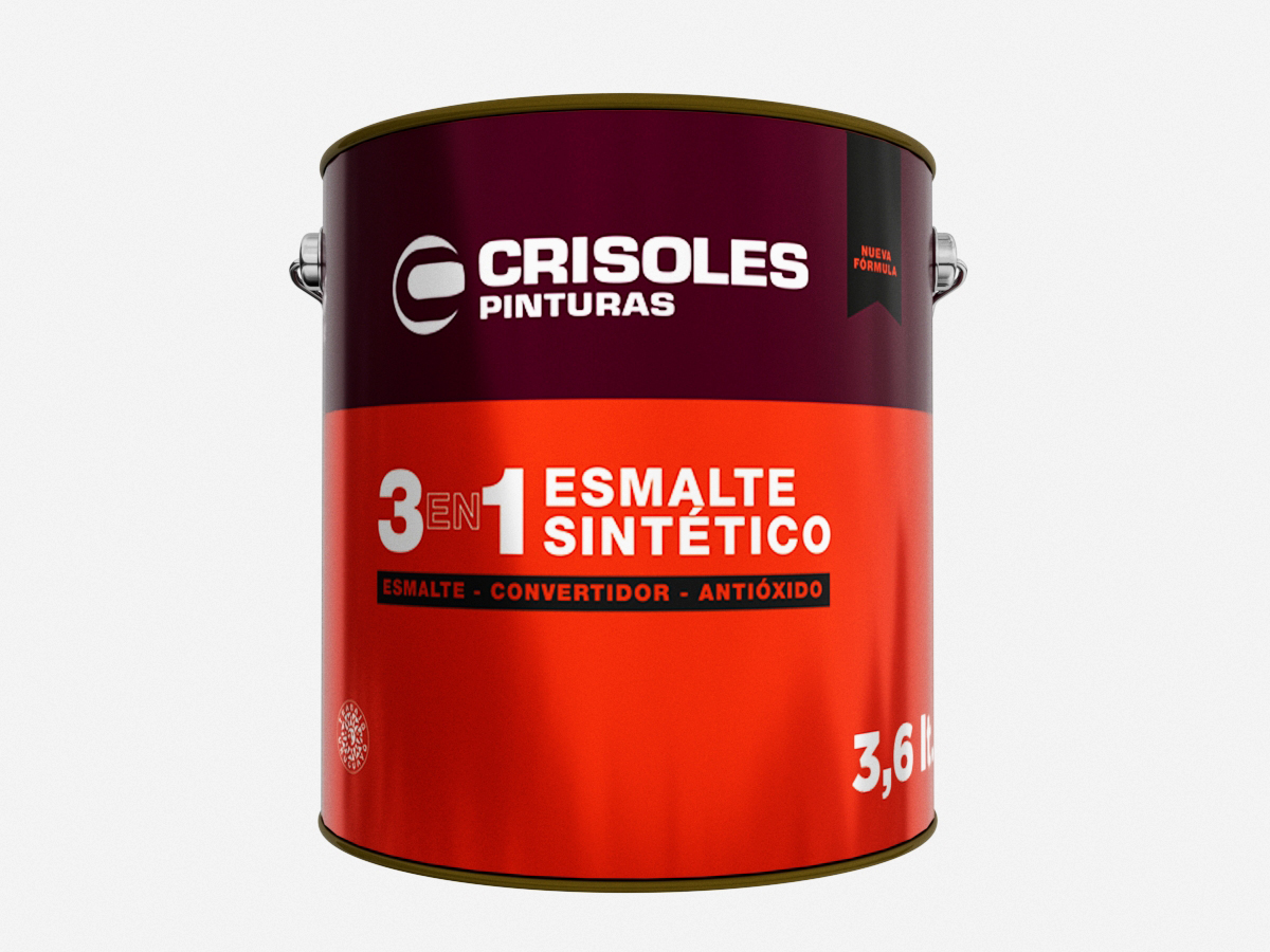 ESMALTE AMARILLO INTENSO 3.6 L