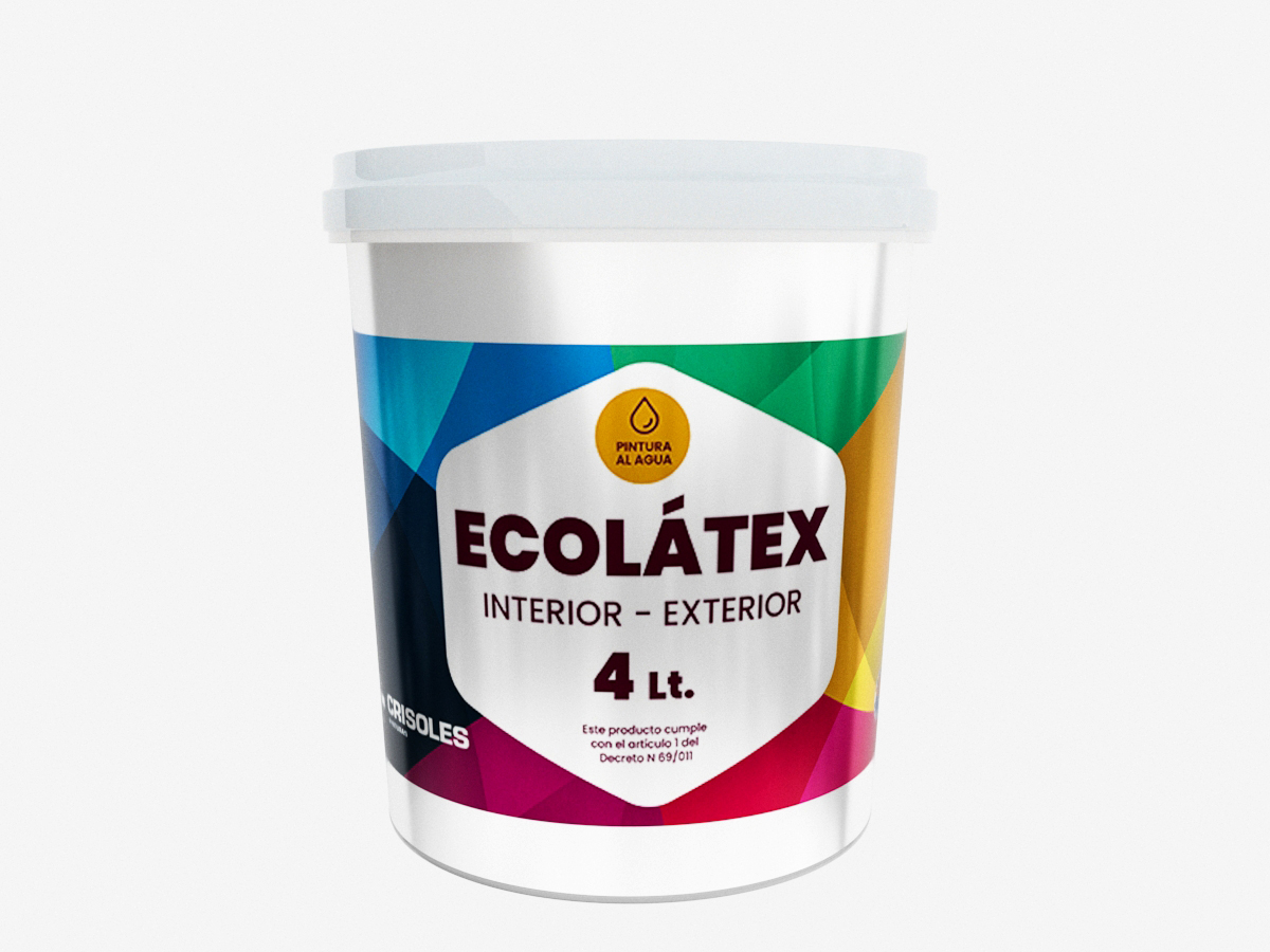 ECOLATEX VIBRANTE VIOLETA 4 L
